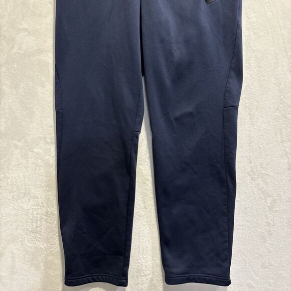 Nike DriFit Sweatpants Men's Medium Blue Therma Athletic Lounge Sweats Pants - Picture 3 of 12